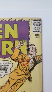 Green Lantern #31 Classic Cover & Story Early 12 Cent Issue 1964 DC Comics