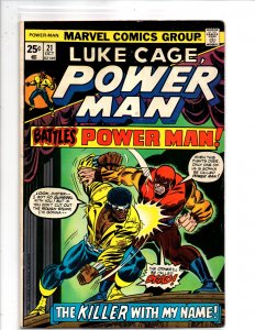 Marvel Comics Luke Cage, Power Man #21 vs. Power Man missing stamp