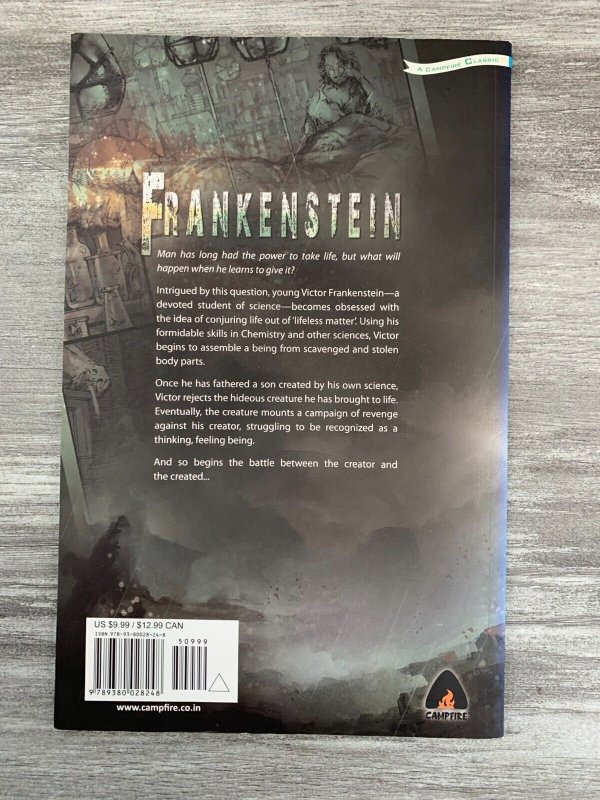 2010 Mary Shelley's FRANKENSTEIN by Wagner & Kumar SC FN 6.0 Campfire