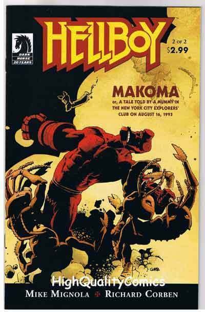 HELLBOY ; MAKOMA #2, Richard Corben, Mike Mignola, NM+, more RC in store