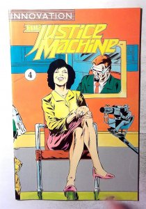 The Justice Machine #4 (1990) Innovation Comics President Zarren 1st Print Comic