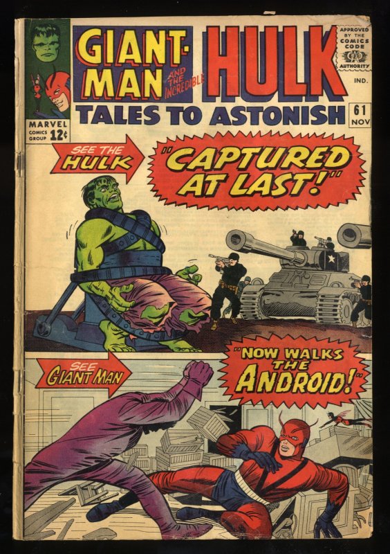 Tales To Astonish #61 GD+ 2.5 1st Appearance Glen Talbot!