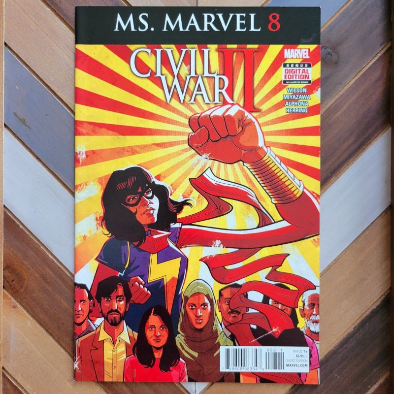 MS. MARVEL #7-11 (Marvel 2016) Kamala Khan Civil War II Story Arc + bangles  
