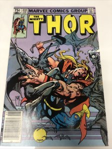 Thor (1983) # 332 (NM) Canadian Price Variant • CPV • Alan Zelenetz • Marvel