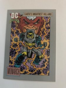 MONARCH #100 card : 1992 DC Universe Series 1, NM/M, Impel;  key JLA villain