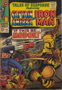 Tales of Suspense #94 ORIGINAL Vintage 1967 Marvel Comics 1st MODOK