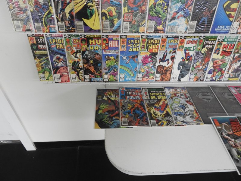 Huge Lot 140+ Comics W/ Superman, Spider-Man, Hulk +More! Avg. VF-