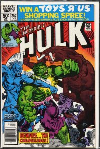 The Incredible Hulk #252 (1980) Hulk