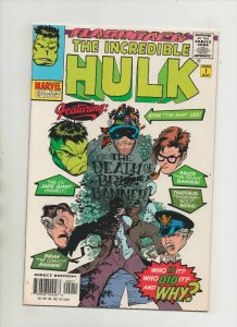 Incredible Hulk Minus 1 - Tombstone Cover! Stan Lee - (Grade 9.2) 1997 