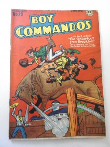 Boy Commandos #19 (1947) GD+ Condition see desc