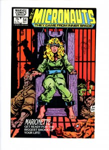 Micronauts #54  VF 1983  Butch Guice Art and Cover!