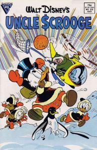 Uncle Scrooge (Walt Disney ) #215 FN ; Gladstone | Penguin Cover