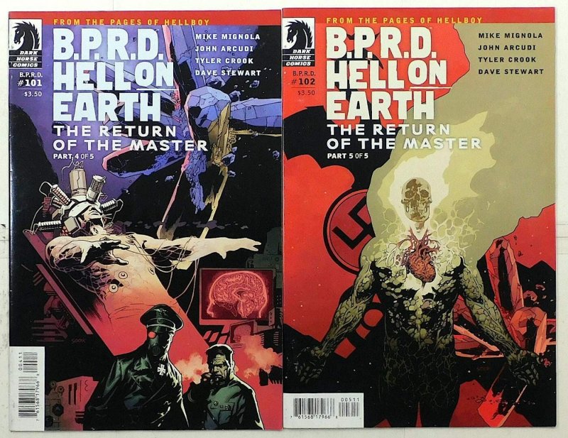 B.P.R.D.: Hell on Earth - Return Master Lot 2 #101, 102 2012 Dark Horse Comics
