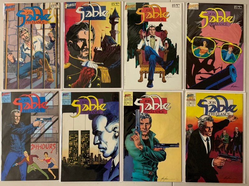 Jon Sable Freelance lot #32-56 Part 2 First Pub 25 pieces average 6.0 (1985-'88)