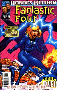 FANTASTIC FOUR  (1998 Series) (#1-79, 509-611) (MARVEL) #2 Fair Comics Book 