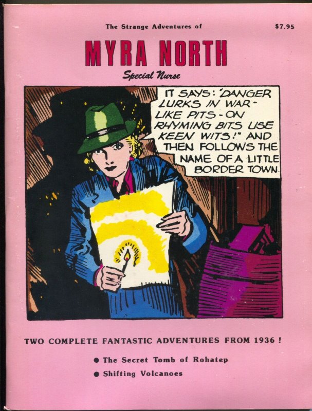 Strange Adventure of Myra North Special Nurse 1987-reprints 1936 comic strips-VF