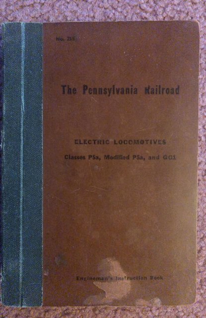 PennSylvania railroad Engineman’s instruction manual(1931) rarity EXC.cond