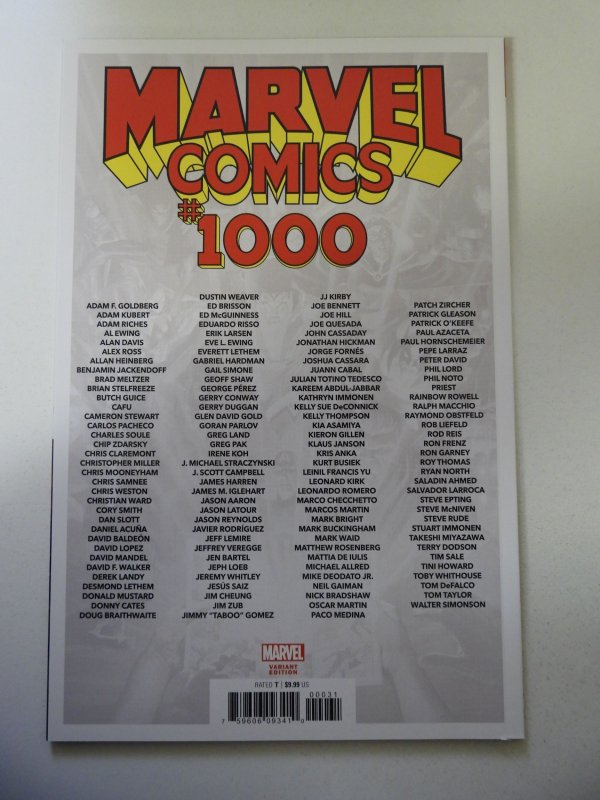 Marvel Comics #1000 Dell'Otto Cover (2019) VF/NM Condition