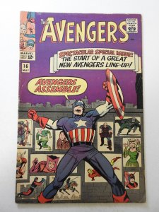 The Avengers #16 (1965) VG+ Condition moisture stain