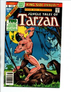 Tarzan King Size Annual #1 newsstand - Marvel - 1977 - (-NM)