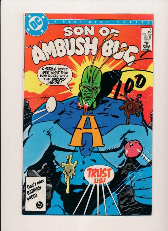 DC Comics MIXED LOT AMBUSH BUG #1,#2,#3,#3,#4 FINE/VERY FINE (HX766)