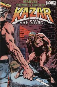 Ka-Zar the Savage #19 VF ; Marvel