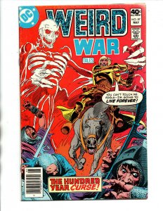 Weird War Tales #87 newsstand - Kubert - Horror - 1980 - FN