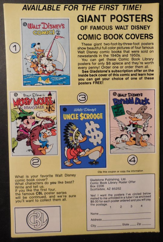 Uncle Scrooge #211 (1986) Gladstone