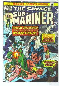 Sub-Mariner (1968 series)  #70, NM- (Actual scan)