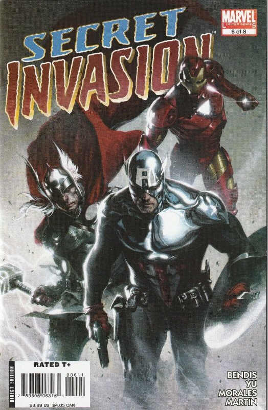 Secret Invasion # 6 Cover A NM Marvel 2008 Series [K6]