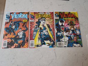 VENOM FUNERAL PYRE #1,2 & 3! COMPLETE SET! THE PUNISHER