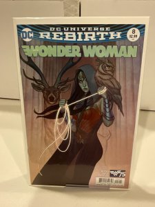 Wonder Woman #8  9.0 (our highest grade)  2017  Jenny Frison Variant!