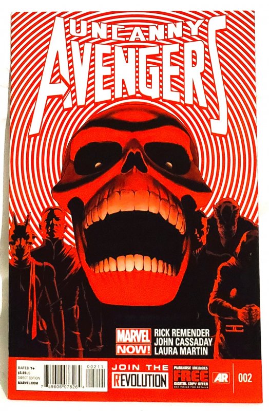 Uncanny AVENGERS #2 Direct Edition Rick Remender John Cassaday (Marvel 2013)