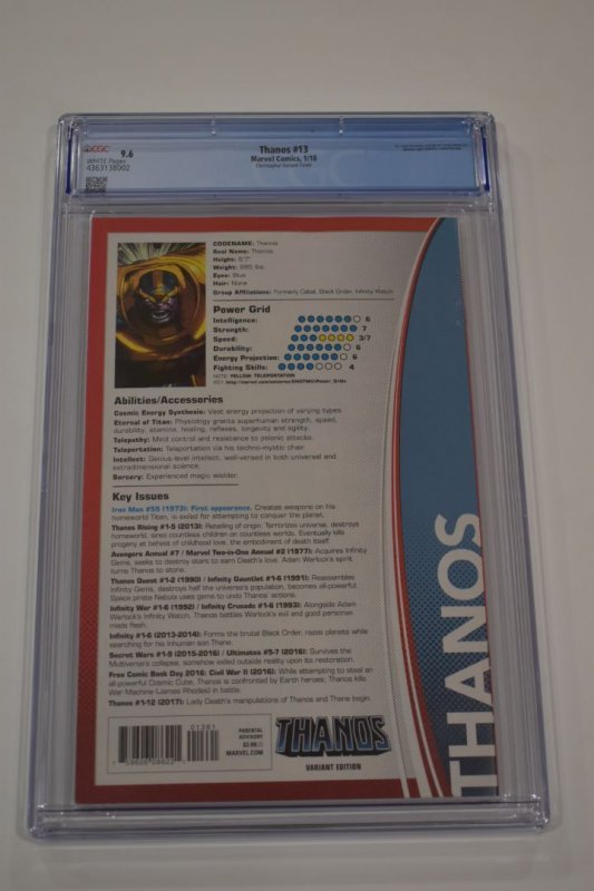 Thanos #13 Christopher Cover (2018)