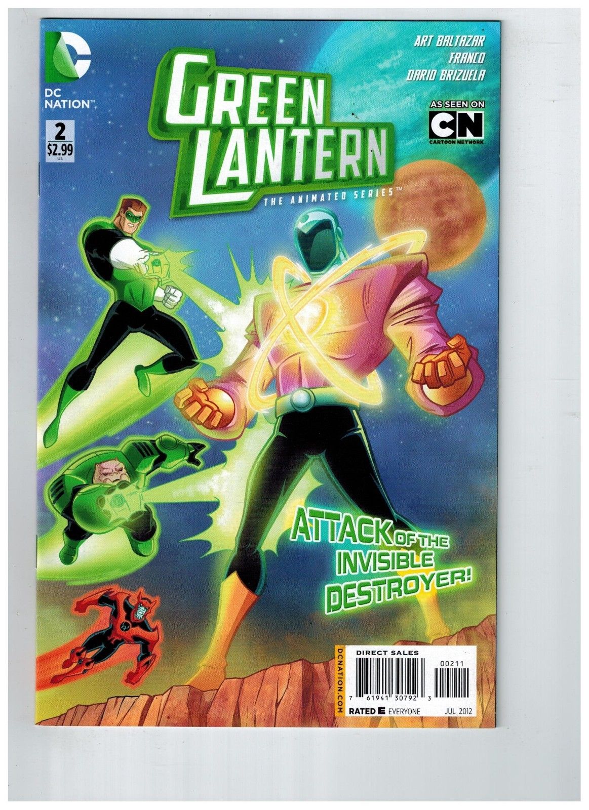 Green Lantern The Animated Series # 2 DC Nation Animated TV Cartoon Series  S78 | Comic Books - Modern Age, Green Lantern, Superhero / HipComic