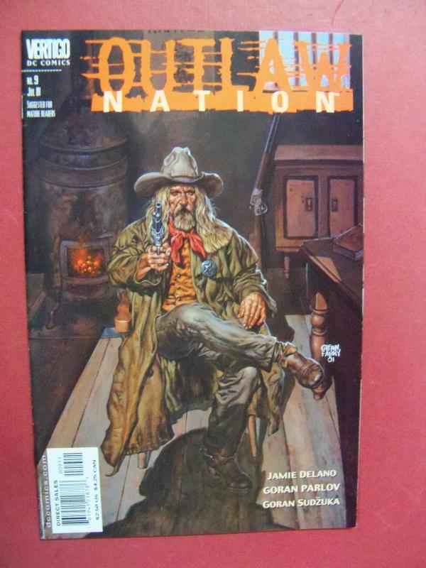 OUTLAW NATION #9   (9.0  VF/NM)  DC VERTIGO