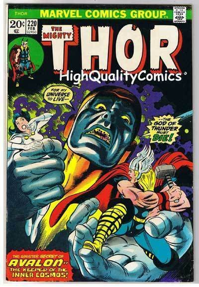 THOR #220, VF, God of Thunder, John Buscema, 1966, more Thor in store