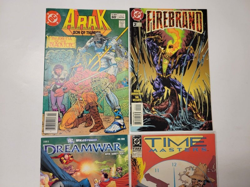 4 DC Comics #3 Dreamwar + #3 Time Masters + #2 Firebrand + #8 Arak  8 TJ17