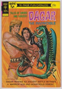 Dagar the Invincible #6 (VF) Gold Key Painted Cover, 1974