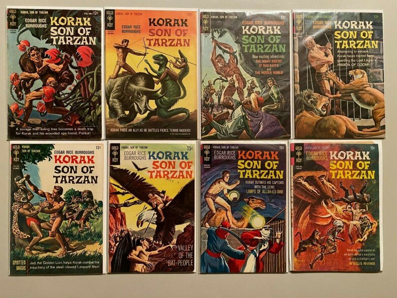 Silver Age Korak Son of Tarzan lot 13 different issues (Gold Key)