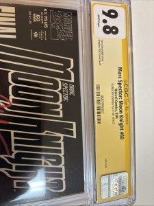 Marc Spector: Moon Knight (1994) # 60 (CGC 9.8 SS) Signed Stephen Platt