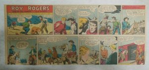 Roy Rogers Sunday Page by Al McKimson from 2/12/1950 Size 7.5 x 15 inches