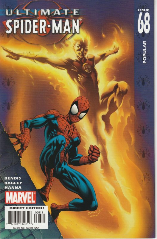 Ultimate Spider-Man #68 (2005)  Fantastic Four ! Human Torch !