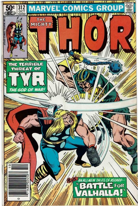 Thor #312 (1966 v1) Tyr Odin Newsstand VF+