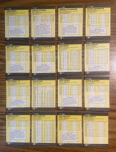 1986 Fleer Baseball Star lot (16 ) Nm-Mt - Mint