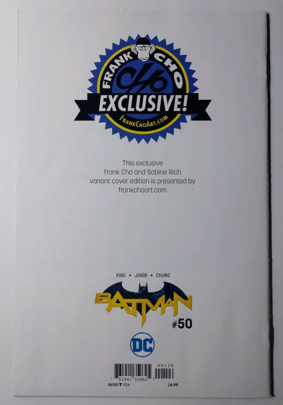 Batman #50 Cho Cover Right (2018)