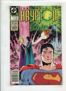 WORLD OF KRYPTON #4 (9.2) FAMILY HISTORY!! 1987