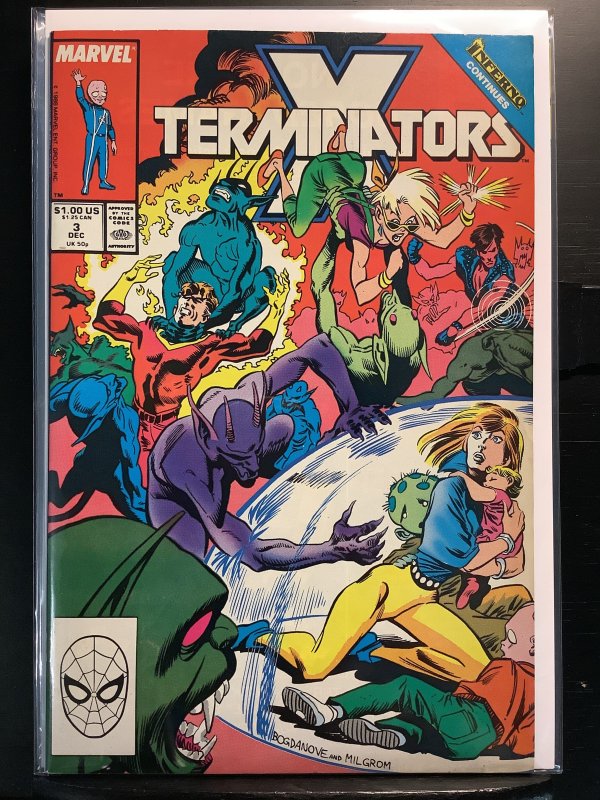 X-Terminators #3 Direct Edition (1988)