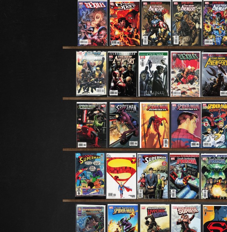 Huge Lot 160+ Comics with Superman, New Avengers, The Strangers & More!