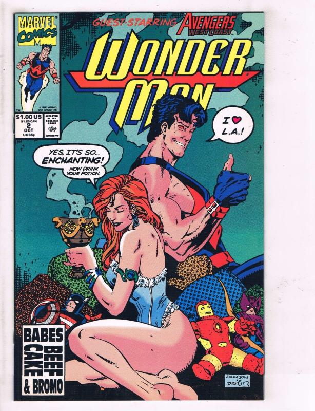 Lot Of 9 Wonder Man Marvel Comic Book # 2 3 4 5 6 7 8 9 10 Super Heroes TW33